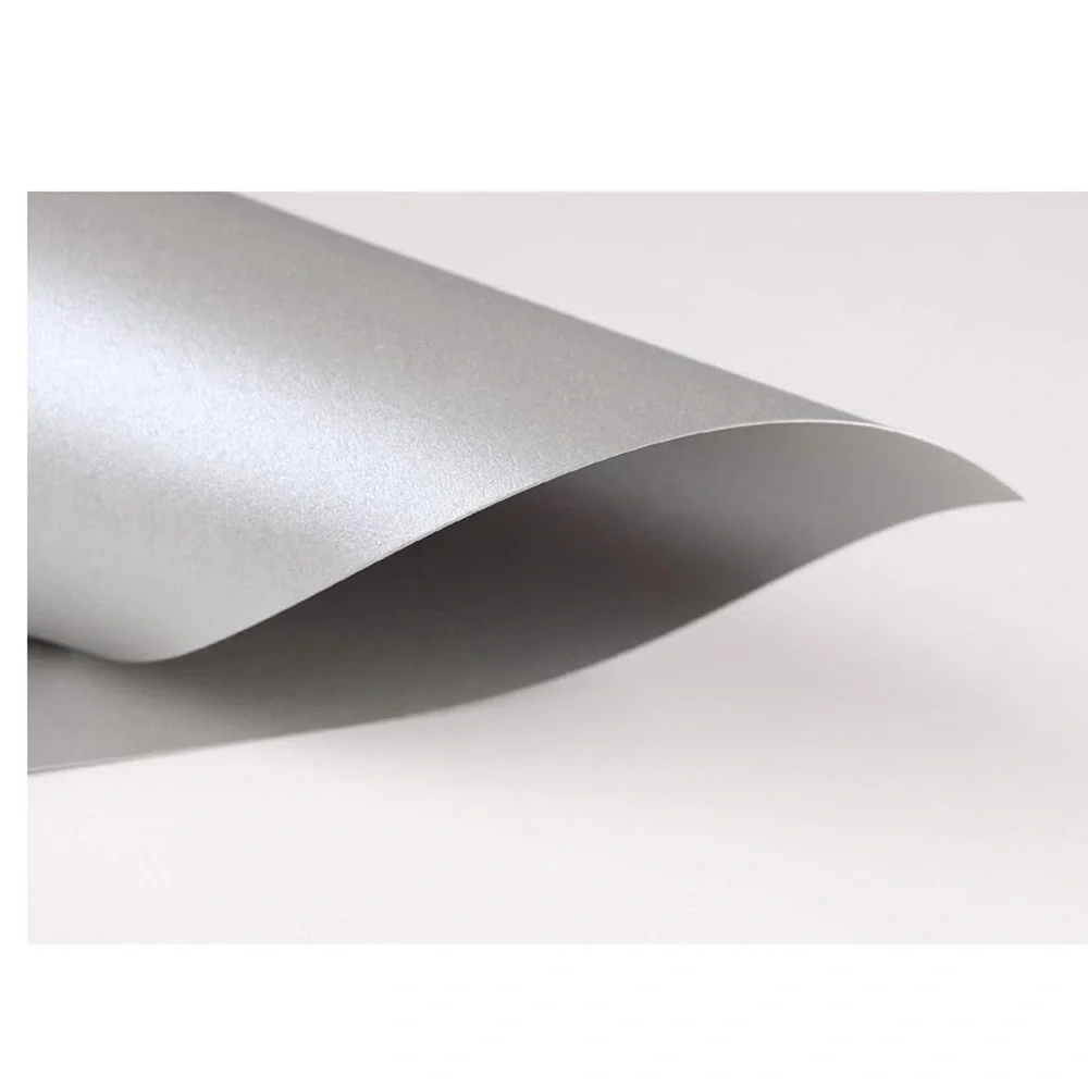 LUXPaper Silver Metallic Cardstock Paper 80 lb. 70 Pages